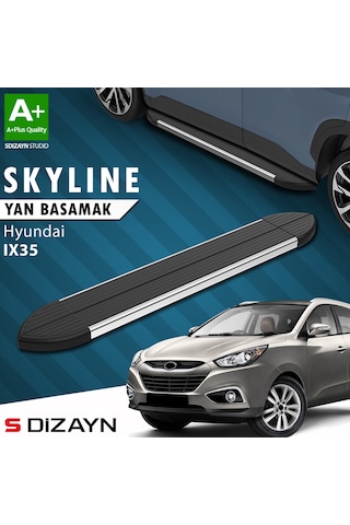 S-dizayn Hyundai Ix-35 Skyline Krom Yan Basamak 173 Cm 2010-2015 A+ Kalite