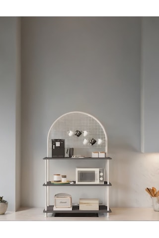 Çevir Kur Çok Amaçlı Kahve Köşesi Dolabı, Mutfak Standı, Mutfak Dolabı, Mutfak Düzenleyici 71 134 35 Antrasit