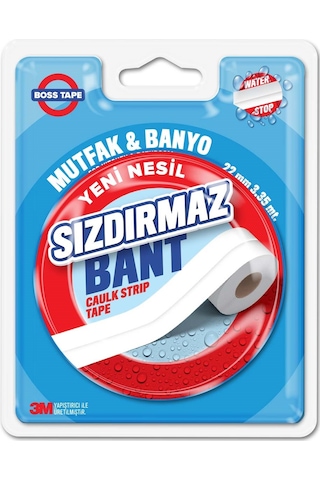 Boss Tape Su Sızdırmaz Lavabo Küvet Duşakabin Kenar Bandı