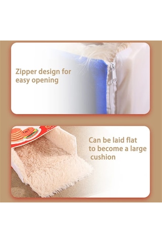 Geeroyoo Tamamen Kapatılmış Bisküvi Kutusu Kedi Yatağı Güvenli Japon Stil