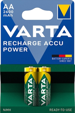 Varta 2600 mAh AA Ni-Mh Blister Şarj Edilebilir Pil 2'li