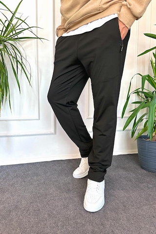 Oksit Fico Dalgıç Scuba Kumaş Slim Fit Dikiş Detaylı Düz Paça Eşofman Altı 001