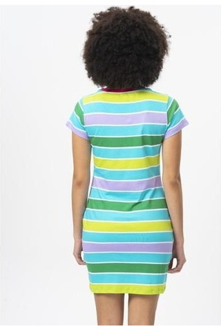 Over-Q Benetton Elbise-Pembe