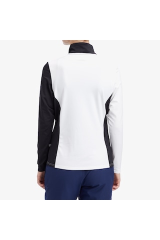 McKinley Mc Kinley Dolly Iı Half Zip Uzun Kollu Kadın Beyaz Üst 429052 Beyaz