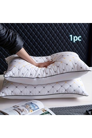Trendooze Leke Temizleyici Beyaz Soğutucu Yastık 2li Set Nefes Alabilir Yatak Dekoru Beyaz Beyaz