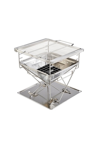 Groenberg Katla Premium Mangal Grill M Gümüş