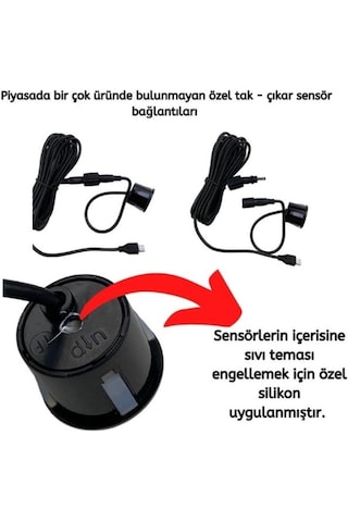 Dijital Göstergeli Kablosuz Park Sensörü / Gupr14