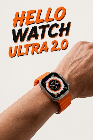 Hello Watch Ultra 2.0 49 MM Akıllı Saat (İthalatçı Garantili)