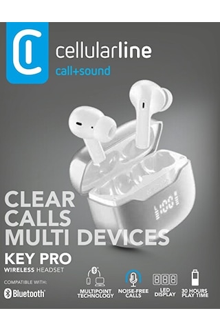 Cellularline KEY PRO ENC Bluetooth 5.4 Kulak İçi Kulaklık