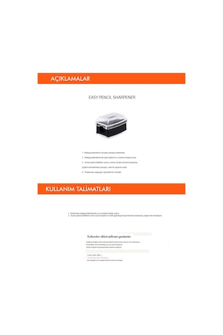 Missha Hassas Kalemler İçin Kalemtıraş Easy Pencil Sharpener