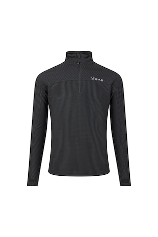 2as Kolima Yarım Fermuarlı Sweatshirt Siyah 001