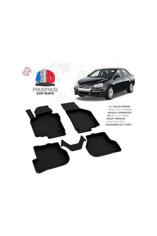 Audi A3 4d Havuzlu Paspas Omsa 2004 2005 2006 2007 2008 2009 2010 2011 2012