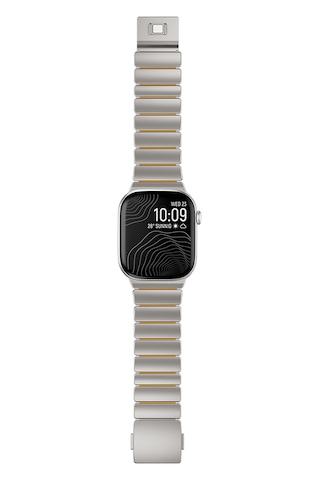 Watch 44mm Ardx Krd-152 Titanyum Silikon Kordon - Siyah-turuncu