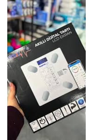 Bl-2601 Akıllı Tartı Temperli Cam Malzeme İle Bluetoothlu Lcd Ekranlı Hassas Ölçüm