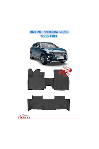 Teamcar Togg T10x 2023 Sonrası Uyumlu Premium Seri Havuzlu Paspas