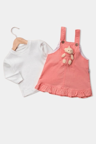 Wizly Baby Oyuncak Ayılı Kenet Jile Ve Body Takım Somon