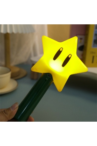 Gajeena Led El Tutan Yıldız Işıklı Sahne Gösteri Requisiti, Dekoratif Gece Lambası Usb Şarj Kablosu Dahil Sarı