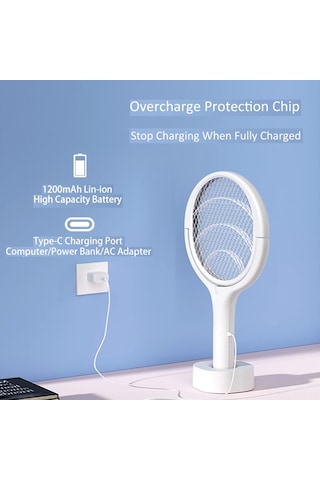 Hangfox 5-1 Fonsiyonlu Şarjlı Elektrikli Sindirge: Işık İle Kovucak, 90 Derece Ayarlanabilir, 1200mah Pil, Usb Şarj, Duvar Montajlı