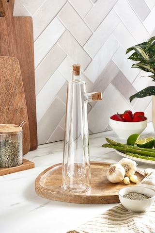 Karaca Sierra Cam Yağdanlık Ve Sirkelik 220 Ml Şeffaf