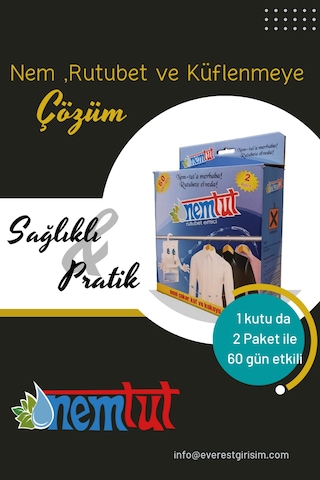 Nem Alıcı Rutubet Emici Koku Giderici Korozyon Önleyici 1 Kutu