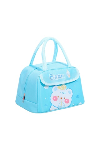 Dishykooker Karikatür Öğle Yemeği Kutusu Büyük Kapasiteli Yeniden Kullanılabilir Taşınabilir Yalıtım Bento Çantası Okul Açık Piknik Için