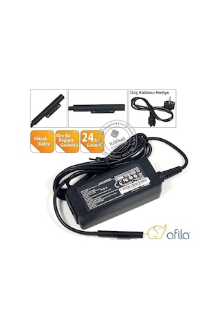 Teknikshop Microsoft Uyumlu Surface Pro 3 Tablet Adaptör - Şarj Cihazı 551303337
