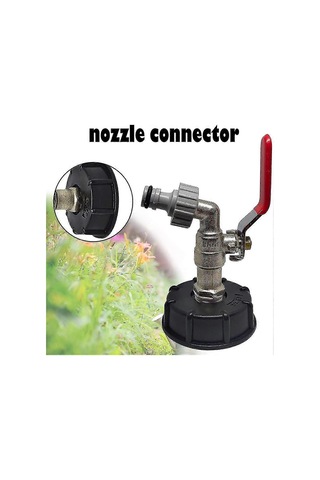 Tank Musluğu 1000l S60x6 Ibc Musluk Bağlantısı 1/2" Hortum Bağlantısı, Tahliye Tankı