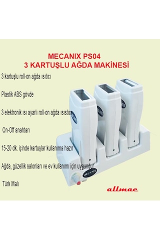 Ps04 3 Kartuş Sir Ağda Makinesi