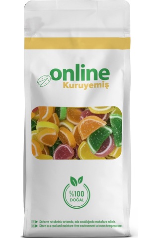 Online Kuruyemiş Jöle Lokum Dilim 500 Gr