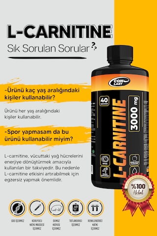 2'li Kampanyalı L-carnıtine 3000mg Yeşil Elmalı Yeşil Elma