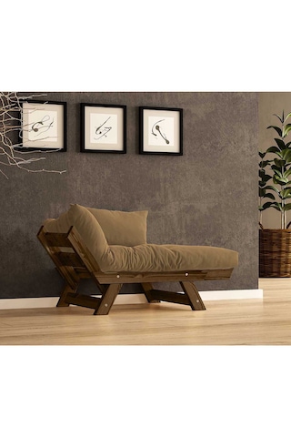 Woodesk Adalar Masif Ceviz-camel Renk Berjer Cpt8132-140