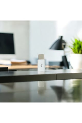 Dönüştürücü Micro Usb Type-c Beyaz Renk -