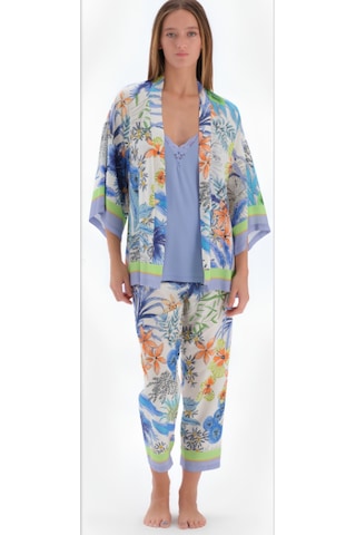 Eros 33534 3 Lü Sabahlıklı Kadın Pijama Takımı Lila