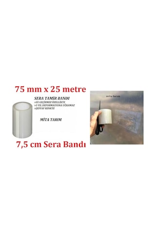 Sera Bandı, 7,5 Cm, Sera Tamir Bandı, Kargo Bedava