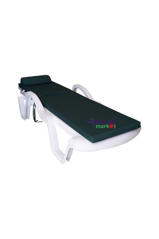 Mirzademarket Şezlong Minderi Lüks Su Geçirmez Kumaş Fermuarlı-Petrol