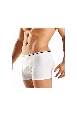 Berrak 1097 Erkek Likralı Esnek Boxer 2 Adet Siyah