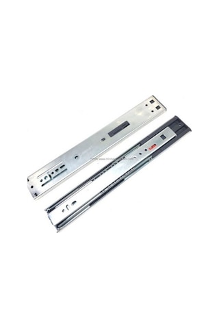 Samet 35 Cm, 40 Cm, 45 Cm, 50 Cm Frenli Teleskopik Bilyalı Çift Açılım Çekmece Rayı Diğer