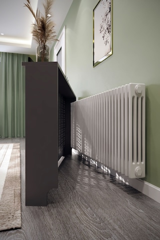 Petek Kaplama Modern Radyatör Kapatma Ünitesi Ön Panel Mdf Tasarım İç Ölçü 156 Cm Dış Ölçü 160 Cm Petek 156 Antrasit D8