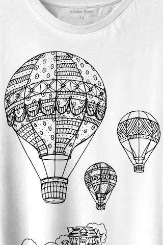 Kapadokya Nevşehir Peri Pacaları Cappadocia Baskılı Tişört Unisex T-shirt 001