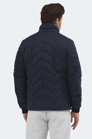 Slazenger Beast Erkek Dik Yaka Fermuarlı Lacivert Mont & Kaban Lacivert