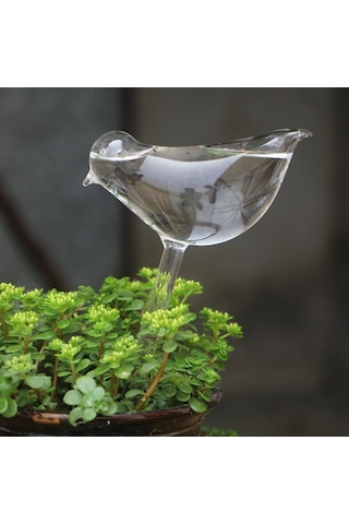 Konesam Ev Bitkileri İçin Otomatik Sulama Kuşu, El Yapımı Cam Materyal, Pratik Bakım, Ev Bahçesi Saksı Bitkileri İçin Sulama Aleti