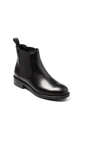 Nero Black Bot Kadın 98l3 Frau Seta Ankle Boot Nero Siyah