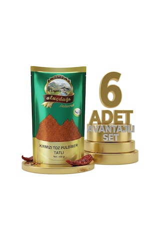 Aluçdağı Pul Biber 6x100 Gr