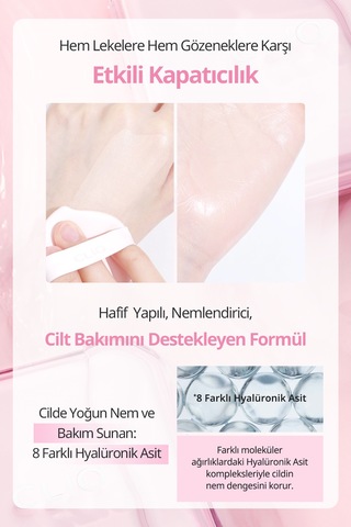 Hyalüronik Asit İçerikli Clıo Kill Cover Mesh Glow Essential Cushion Set 23n Ginger Spf50+ Pa++++ 55886880