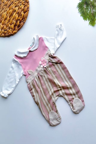 Baby Animals Bebek Tulum Bebek Tulumu Bebek Giyim Yazlık Tulum Pembe