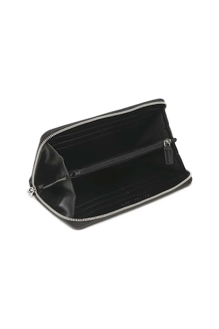 Calvin Klein Sculpted Zip Around Kadın Cüzdan Siyah K60k610350 Siyah