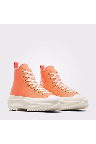 Converse Run Star Hike Unisex Kahverengi Platform Sneaker Turuncu
