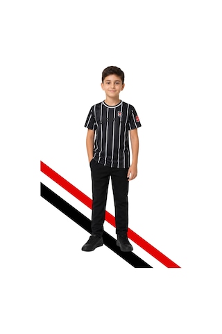 Beşiktaş Çocuk T-shırt Uv Kutu Siyah Uv.