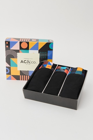 Ac&Co / Altınyıldız Classics Erkek Sıyah 3'lü Özel Kutulu Boxer Paketi Sıyah