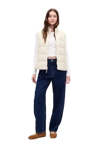 Gap 791282004 V-frch Logo Lw Puffer Vest Kadın Yelek Krem